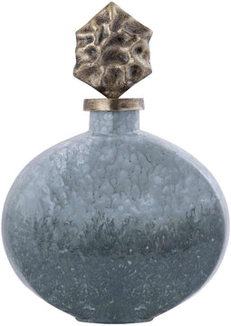 PTMD Deco Object Cherisee - 28x9x36 cm - Glas - Messing