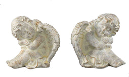 PTMD Deco Object Chrisann - 18x18x18 cm - Cement - Creme