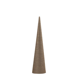 PTMD Deco Object Irhaa - 23x23x93 cm - Polyester - Taupe