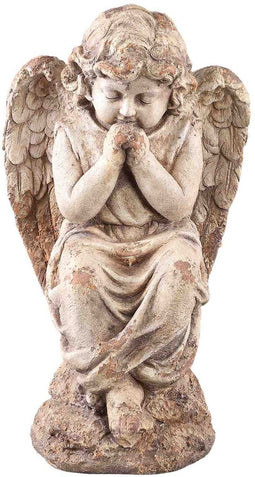 PTMD Deco Object Johdie - 32x23x56 cm - Magnesium - Creme