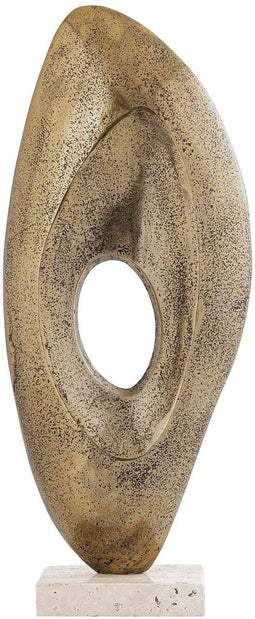 PTMD Deco Object Kellaine - 19x10x45 cm - Aluminium - Messing