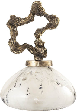 PTMD Deco Object Maryan - 23x23x32 cm - Aluminium - Messing