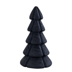 PTMD Deco Object Navis - 15x15x25 cm - Hout - Zwart