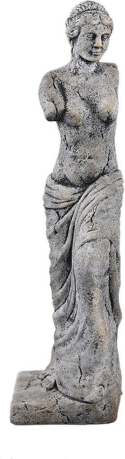 PTMD Deco Object Olivette - 16x15x60 cm - Cement - Zwart