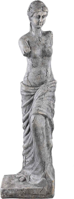 PTMD Deco Object Olivette - 27x25x90 cm - Cement - Zwart