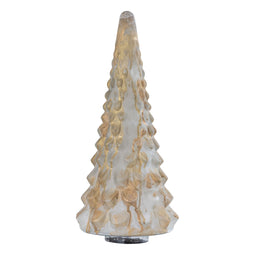 PTMD Deco Object Ozain - 20x20x46 cm - Glas - Creme