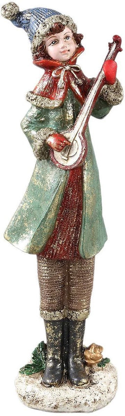 PTMD Deco Object Pei - 8x7x28 cm - Poly - Groen