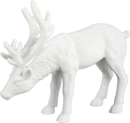 PTMD Deco object Rendier Saubia - 24x9x21 cm - Polyester - Creme