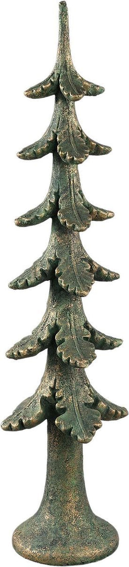 PTMD Deco Object Shefin - 19x19x75 cm - Cement - Groen