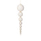 PTMD Deco Object Yossif - 21x21x95 cm - Polyester - Creme