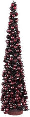 PTMD Decoratieve Kerstbal Calliope - 12x12x50 cm - Schuim - Rood