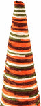 PTMD Decoratieve Kerstboom Silvioe - 26x26x90 cm - Schuim - Oranje