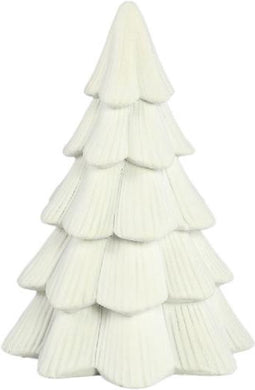 PTMD Decoratieve object Boom Niala - 17x17x23 cm - Polyester - Creme