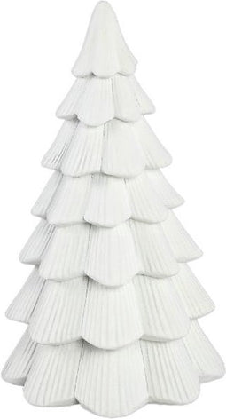 PTMD Decoratieve object Boom Niala - 21x21x35 cm - Polyester - Creme