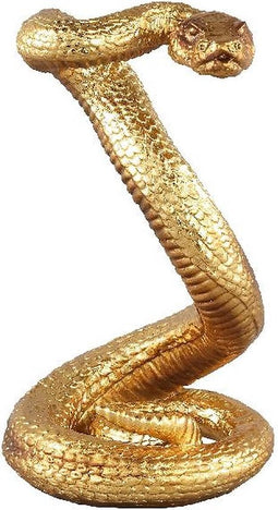 PTMD Decoratieve object Slang Liane - 13x14x25 cm - Polyester - Goud