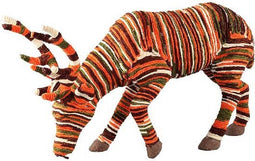 PTMD Decoratieve Rendier Silvioe - 60x16x40 cm - Schuim - Oranje