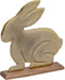 PTMD Decoratieve Standbeeld Freya - 25x5x27 cm - Aluminium - Goud
