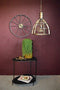 PTMD Denver Hanglamp - 40 x 40 x 52 cm - Ijzer - Groen/Bruin - groen en bruin