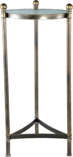 PTMD Denzel Plantentafel - 40 x 40 x 91 cm - Metaal/Glas - Goud