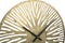 PTMD Derandi Gold Metal Wall Clock See Through Round
