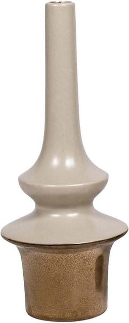 PTMD Diani Vaas - H54 x Ø19 cm - Keramiek - Beige