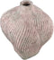 PTMD Diesel Grey Round Cement Vase Wavy Lines High L