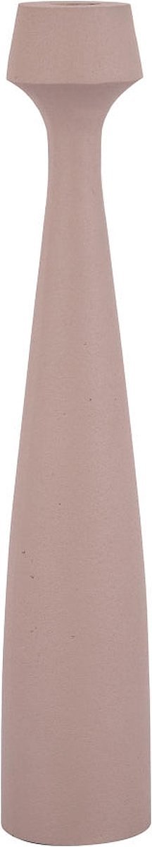 PTMD Dieu Beige Casted Alu Candleholder Hourglass L