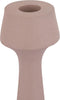 PTMD Dieu Beige Casted Alu Candleholder Hourglass L