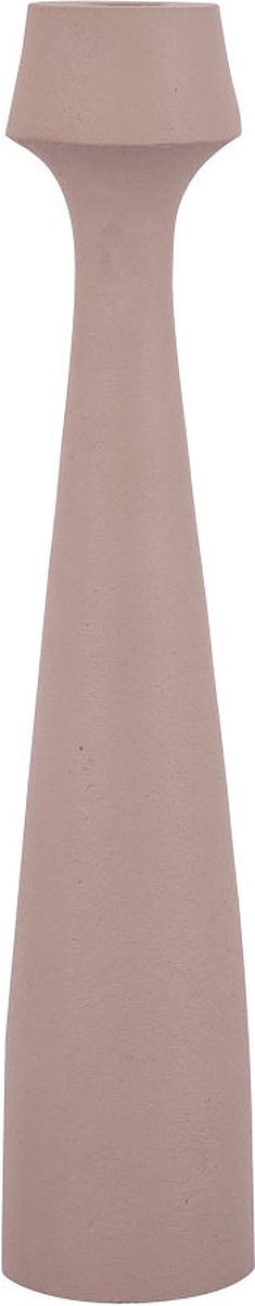 PTMD Dieu Beige Casted Alu Candleholder Hourglass S