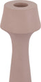 PTMD Dieu Beige Casted Alu Candleholder Hourglass S