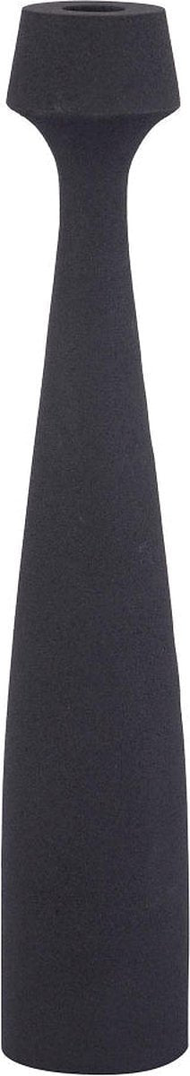 PTMD Dieu Black Casted Alu Candleholder Hourglass L