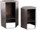 PTMD Dilay Black Iron Hexagon Sidetable With Shelve SV2