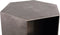 PTMD Dilay Black Iron Hexagon Sidetable With Shelve SV2