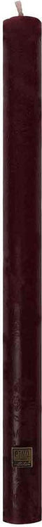 PTMD Diner Kaarsen - H25 x Ø2 cm - Set van 4 - Bordeaux rood