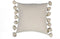 PTMD Dolly Cream Cushion With Tassels Square