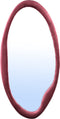 PTMD Don Burghundy velvet mirror organic oval L