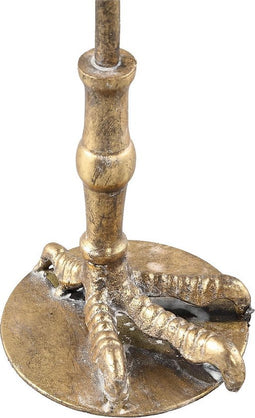 PTMD Duck Gold metalen kandelaar op voet rond