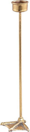 PTMD Dukkie Kandelaar - 10 x 9 x 36 cm - Ijzer - Goud