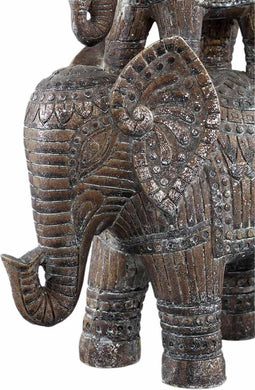 PTMD Dumba Decoratief Standbeeld - 20 x 10 x 29 cm - Poly - Bruin