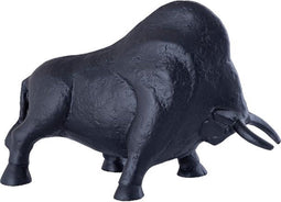 PTMD Ebeny Black Casted Alu Bull Statue Matt L