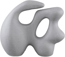 PTMD Eddison Taupe Ceramic Matt Glazed Statue Organic