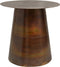 PTMD Edson Copper Iron Side Table Round Cone Foot SV2
