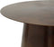 PTMD Edson Copper Iron Side Table Round Cone Foot SV2