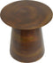 PTMD Edson Copper Iron Side Table Round Cone Foot SV2