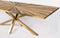 PTMD Eettafel Cleme Elm Bruin/Goud