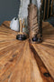 PTMD Eettafel Cleme Elm Bruin/Goud