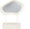 PTMD Eilish White Poly Organic Mirror On Mdf Base Low