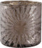 PTMD Ellis brown glass tealight ice star round S