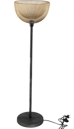 PTMD Elvira Gold Iron Floor Lamp Antique Wire Design L