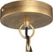 PTMD Elvira Hanglamp - H54 x Ø30 cm - Ijzer - Goud